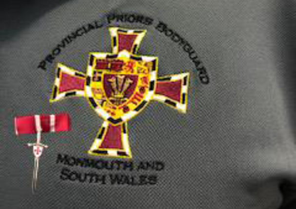 Provincial Prior's Bodyguard Motif Embroidered on a Polo Shirt  
