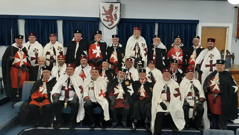 Six more Candidates become Knights of Malta